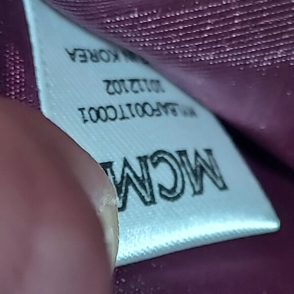 MCM Patricia Large Visetos Champagne Gold Wallet - Picture 4 of 11